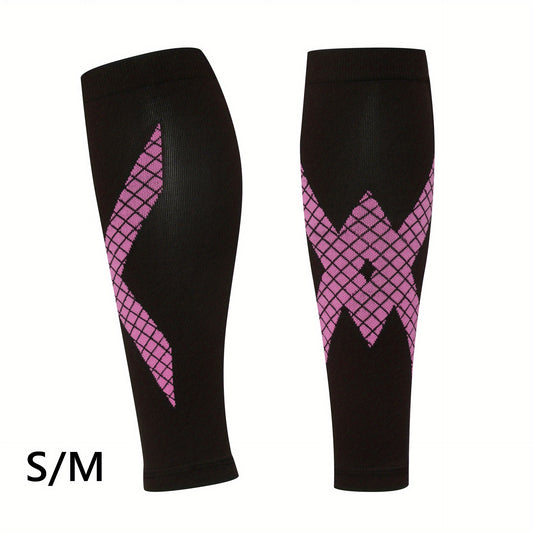 Striped Sports Leg Warmers Compression Calf Warmers