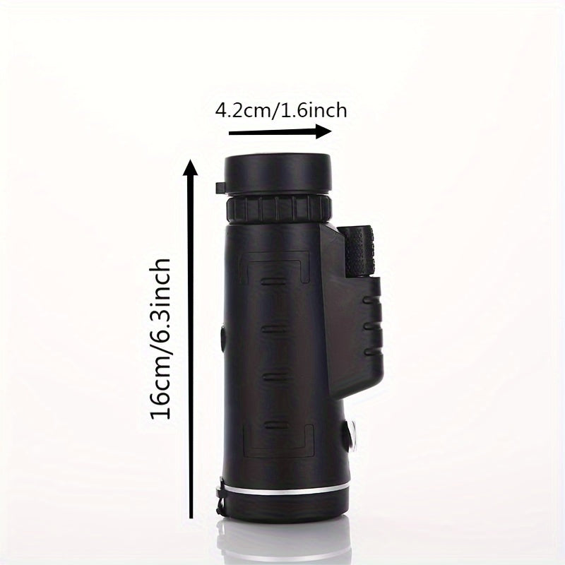 High Power Monocular Telescope for Long Distance Viewing