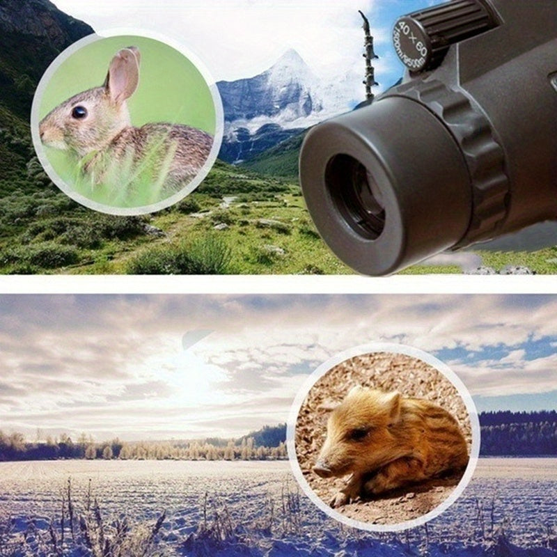 High Power Monocular Telescope for Long Distance Viewing