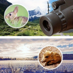 High Power Monocular Telescope for Long Distance Viewing