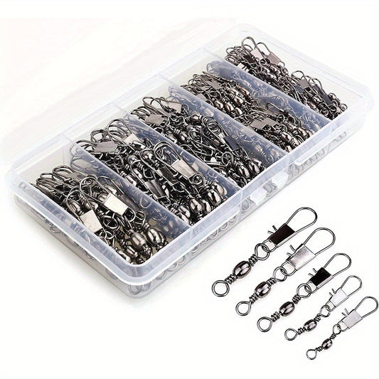 Fishing Ball Bearing Swivels With Snaps Strong and Durable Fishing Accessories
