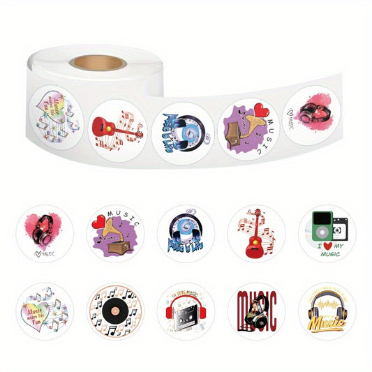 Music Device Element Stickers Waterproof DIY Friendly