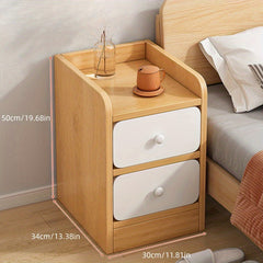 Small Narrow Bedside Table Mini Modern Cabinet Bedroom Storage
