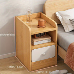 Small Narrow Bedside Table Mini Modern Cabinet Bedroom Storage
