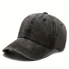 Casual Washed Letter Baseball Cap Sun Cap Outdoor Fishing Hiking Camping
