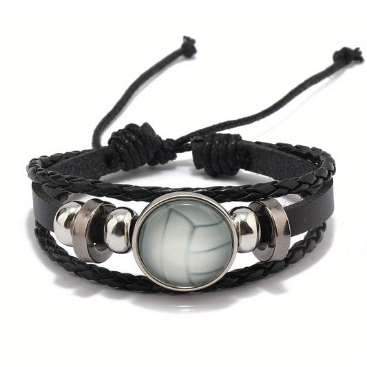 Volleyball Team Fans Bracelet - Hand Rope Souvenir