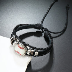 Personalized Team Fans Baseball Bracelet For Women