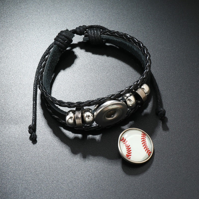 Personalized Team Fans Baseball Bracelet For Women