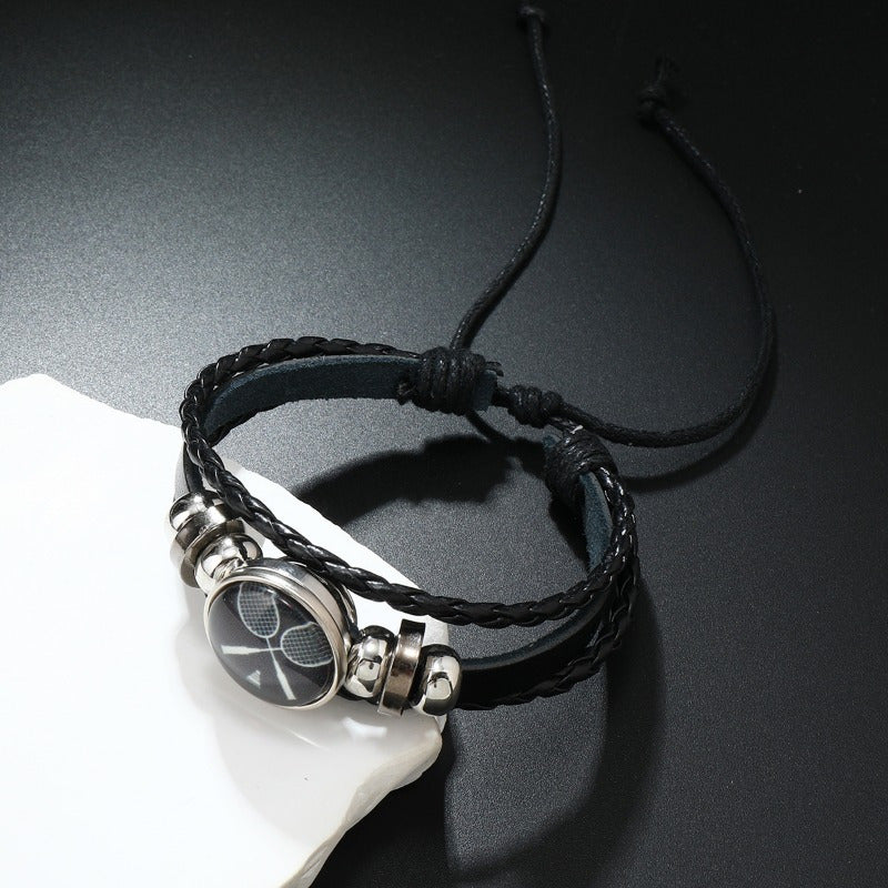 Personalized Badminton Team Fans Bracelet Souvenir Hand Rope