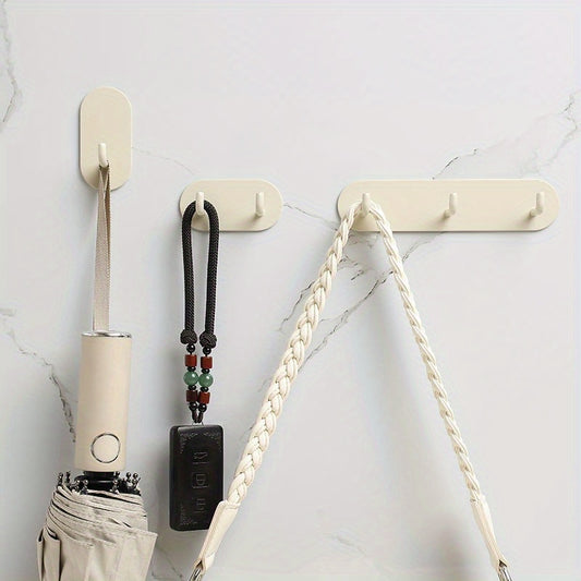 Iron Art Adhesive Hook Cream Style Strong Adhesive Kitchen Bathroom Hook