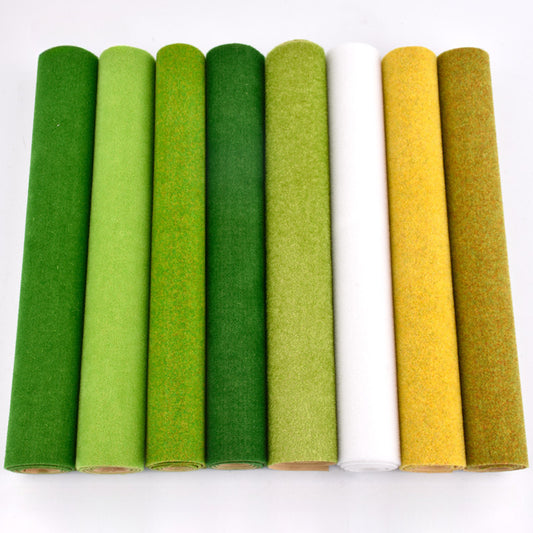 Roll Model Turf Paper Outdoor Landscape Green Turf Grassland Decoration
