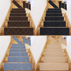 Non Slip Carpet Stair Treads - Indoor Self Adhesive Stair Rugs