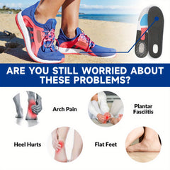 Cuttable Insoles Relieve Foot Discomfort Comfortable Sole Care Insoles