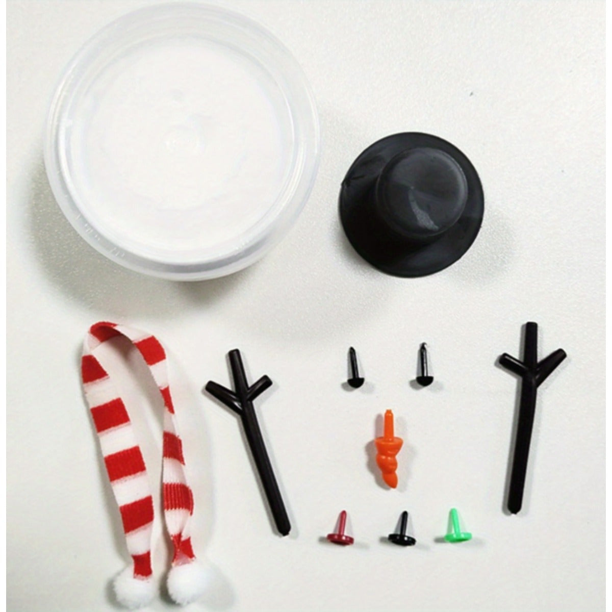 11pcs Build A Snowman Kit Christmas Crafts Snowman Making