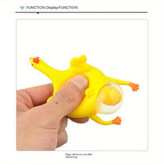 2pcs Laying Hen Keychain Chicken Doll Key Chain Bag Pendant