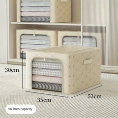 1pc Cotton Quilt Storage Bag Dustproof Organizer