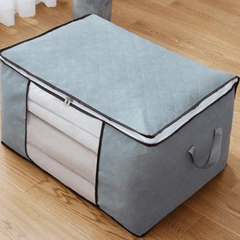 1pc Quilt Storage Bag Reinforced Thickened Non-woven Organizer
