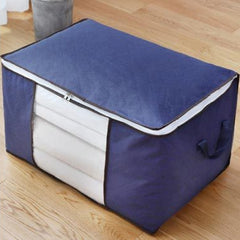 1pc Quilt Storage Bag Reinforced Thickened Non-woven Organizer