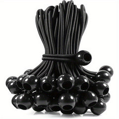 25pcs Heavy Duty Ball Bungee Cords for Shelter Gazebo Camping Tent