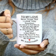 1pc Ceramic Coffee Cup Great Gift For Boyfriend and Girlfriend