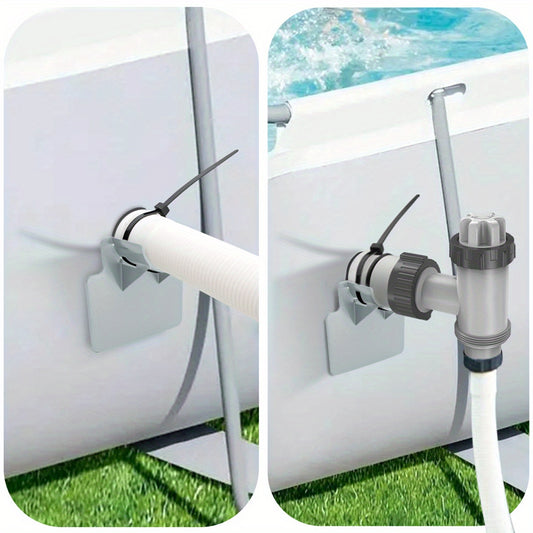 Swimming Pool Pipe Holder Tool Kit Plastic Pool Pipe Support Bracket