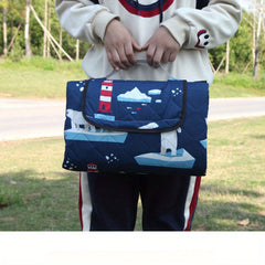Portable Cartoon Picnic Mat for Outdoor Beach Lawn