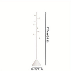 Floor Standing Hanger for Bedroom, Household Coat Hanger