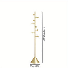 Floor Standing Hanger for Bedroom, Household Coat Hanger