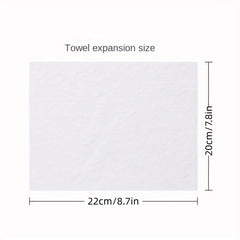 50pcs Portable Compressed Towels for Outdoor Camping & Travel