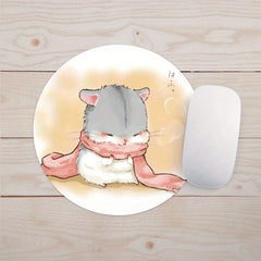 Cartoon Small Round Mouse Pad Creative Desk Mat