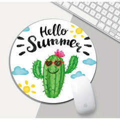 Cartoon Small Round Mouse Pad Creative Desk Mat