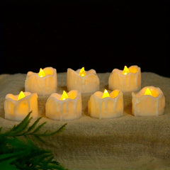 24pcs LED Tea Lights Candles for Weddings Birthdays Decor