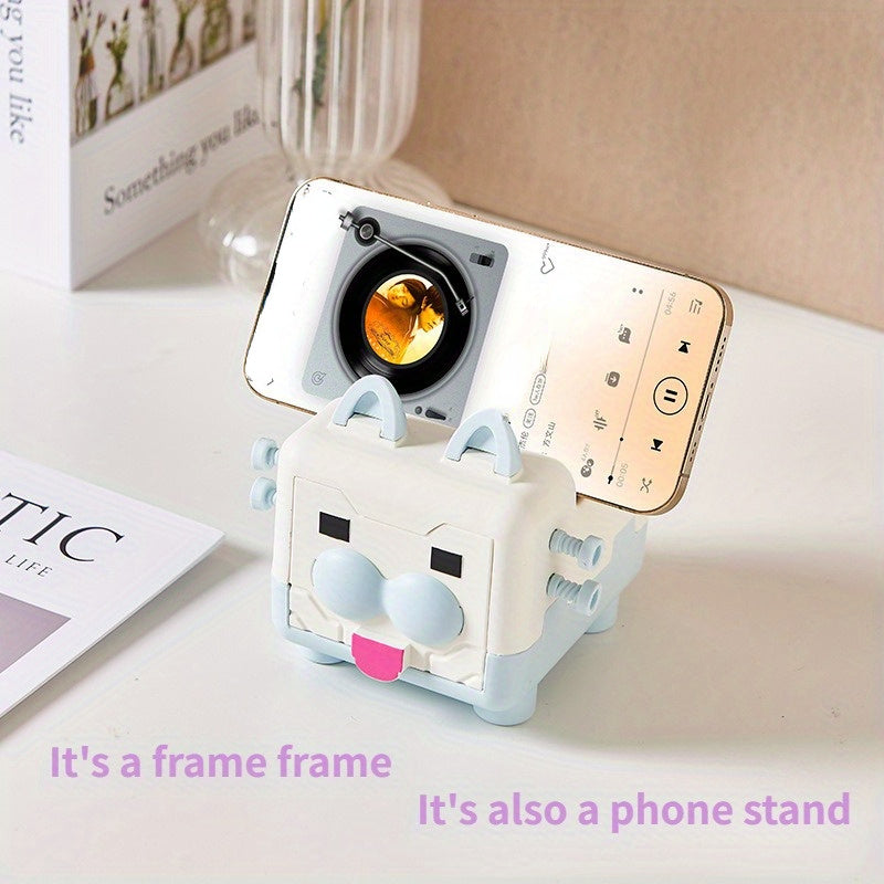Adjustable Little Rabbit Mobile Phone Holder Desktop Storage Box