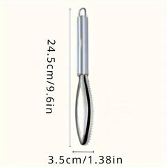 2pcs Stainless Steel Fish Scale Scrapers Removal Brushes