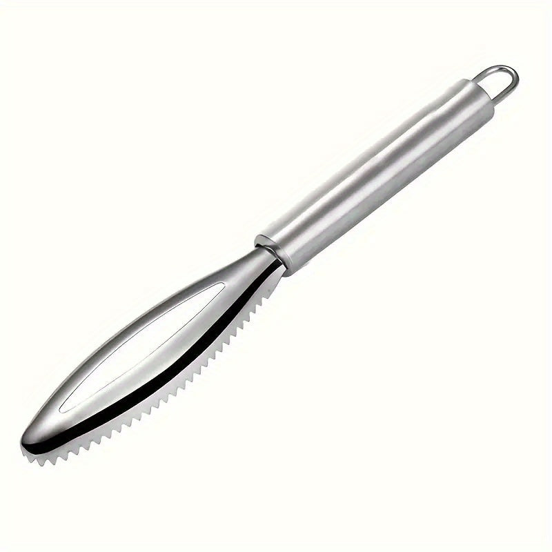 2pcs Stainless Steel Fish Scale Scrapers Removal Brushes