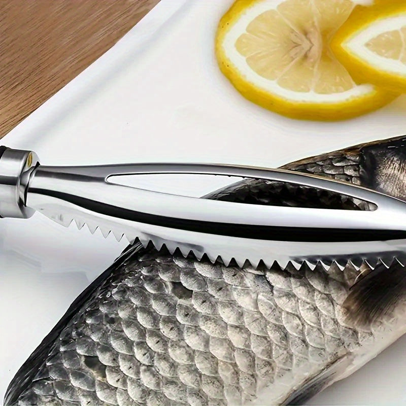 2pcs Stainless Steel Fish Scale Scrapers Removal Brushes