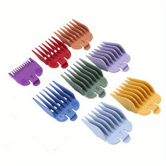 8/10pcs Hair Clipper Limit Combs Attachment Set - Universal Accessories