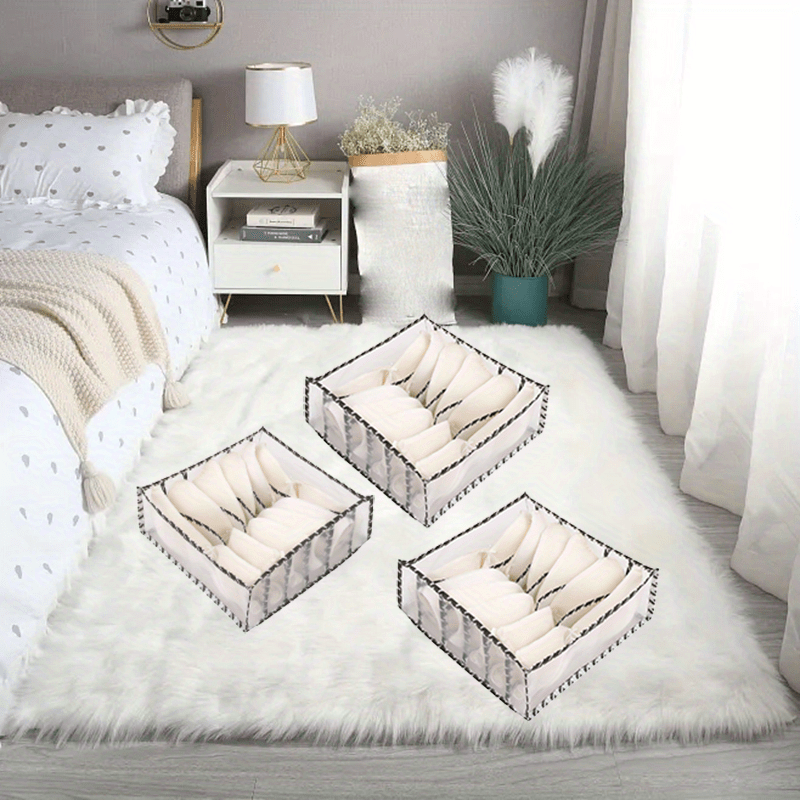 Mesh Clothes Storage Box Organizer for Wardrobe