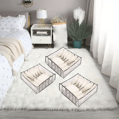Mesh Clothes Storage Box Organizer for Wardrobe
