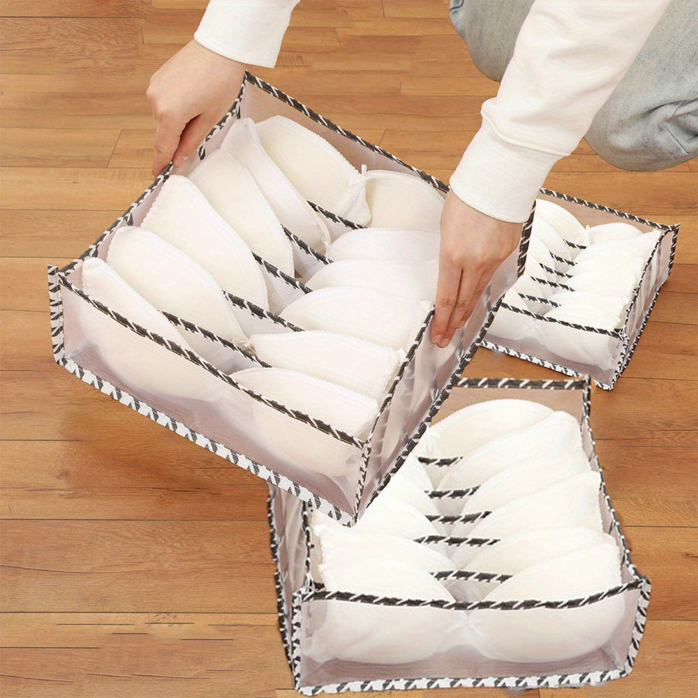 Mesh Clothes Storage Box Organizer for Wardrobe