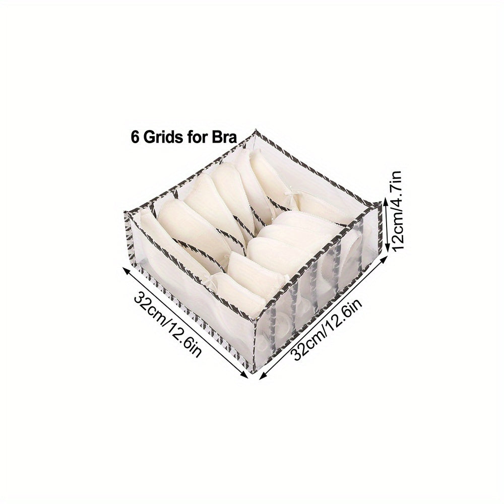 Mesh Clothes Storage Box Organizer for Wardrobe