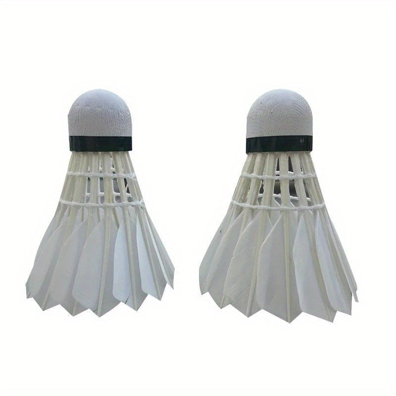 3pcs Goose Feather Badminton Shuttlecocks for Training and Entertainment
