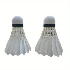 3pcs Goose Feather Badminton Shuttlecocks for Training and Entertainment