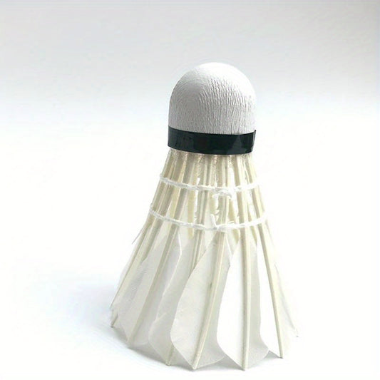 3pcs Goose Feather Badminton Shuttlecocks for Training and Entertainment