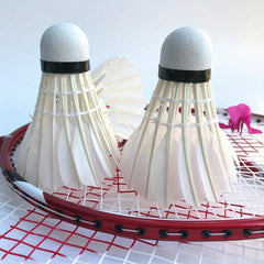 3pcs Goose Feather Badminton Shuttlecocks for Training and Entertainment