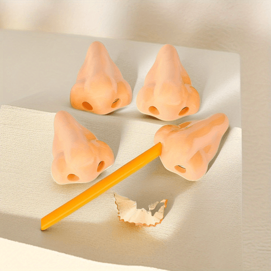 8pcs Nose Pencil Sharpener Toy Set Multifunctional Pencil Cutting Tool