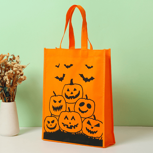 1pc Halloween Candy Bag Ghost Prop Pumpkin Handbag