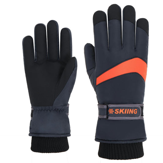 Men's Winter Ski Gloves Warm Touch Screen Outdoor Riding Mountaineering