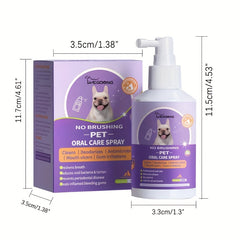 Dog & Cat Teeth Cleaning Spray - Freshen Your Pet's Breath Instantly