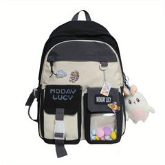 Mini Cartoon Pellet Backpack Nylon Lightweight Shoulder Bag